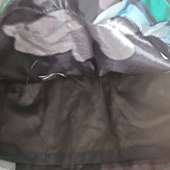 Lord & Taylor Black Floral Maxi Skirt With Petticoat - Picture 15 of 16